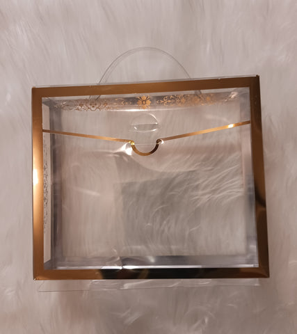 Jolie boîte cadeau en forme de sac (22.50×19.50)