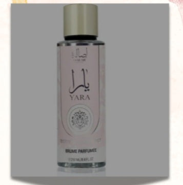 Brume corporelle yara rose 250 ml