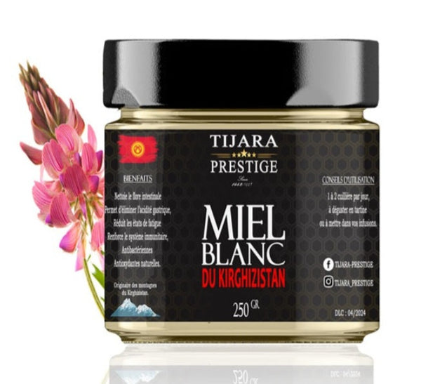 Miel blanc du Kirghizistan
- 250 g