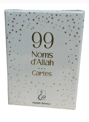 Cartes des 99 Noms d´Allah avec l’explication et la signification de chaque carte -  blanc