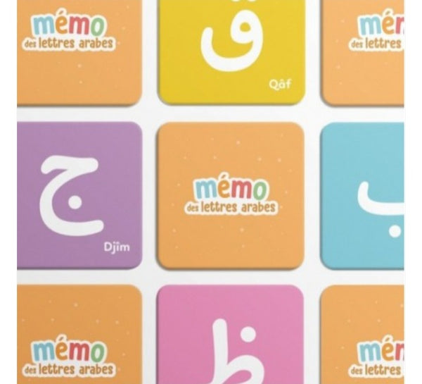 Mémo des lettres arabes (à partir de 3 ans)