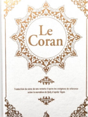 Coran bilingue Fr-Ar blanc - Rachid Maach