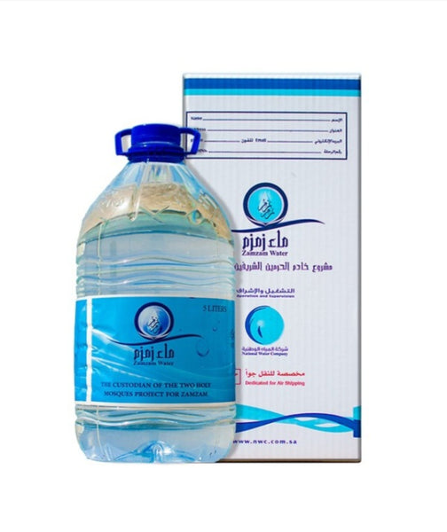 Eau de zamzam authentique 5 L (Arabie Saoudite)