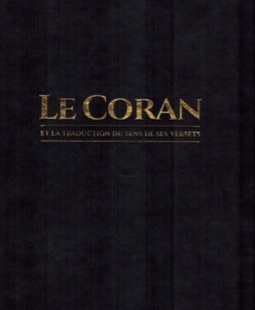 Coran bilingue arabe - français noir